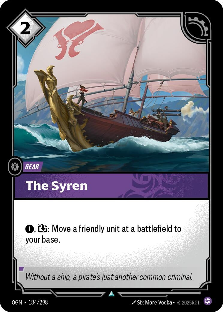 Image for The Syren (184/298) (OGN) - Riftbound: League of Legends Trading Card Game