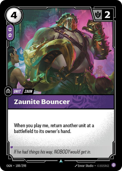 Zaunite Bouncer (188/298) (OGN)