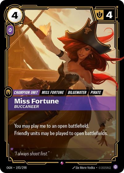 Miss Fortune - Buccaneer (193/298) (OGN)