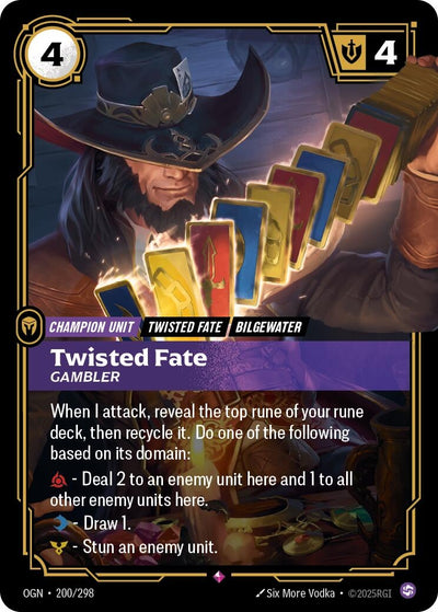 Twisted Fate - Gambler (200/298) (OGN)
