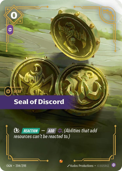 Seal of Discord (204/298) (OGN)