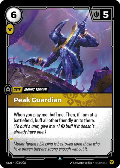 Peak Guardian (223/298) (OGN)