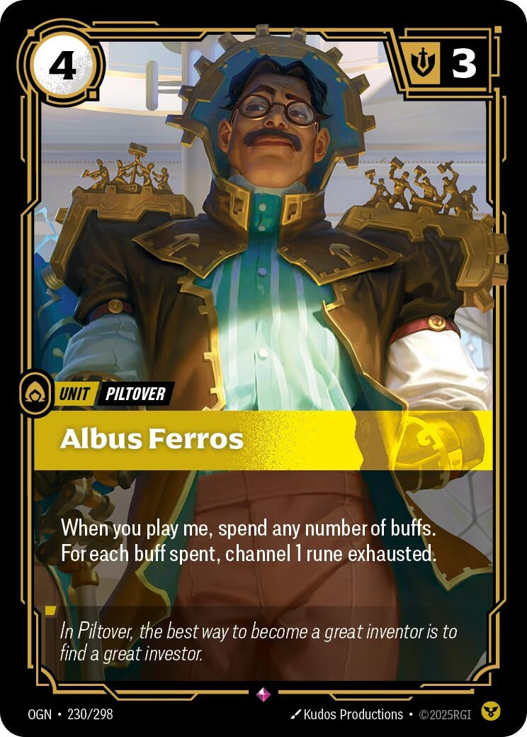 Image for Albus Ferros (230/298) (OGN) - Riftbound: League of Legends Trading Card Game