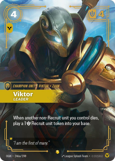 Viktor - Leader (Alternate Art) (246a/298) (OGN)