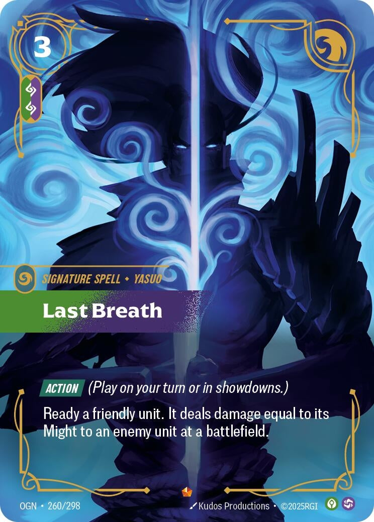 Image for Last Breath (260/298) (OGN) - Riftbound: League of Legends Trading Card Game