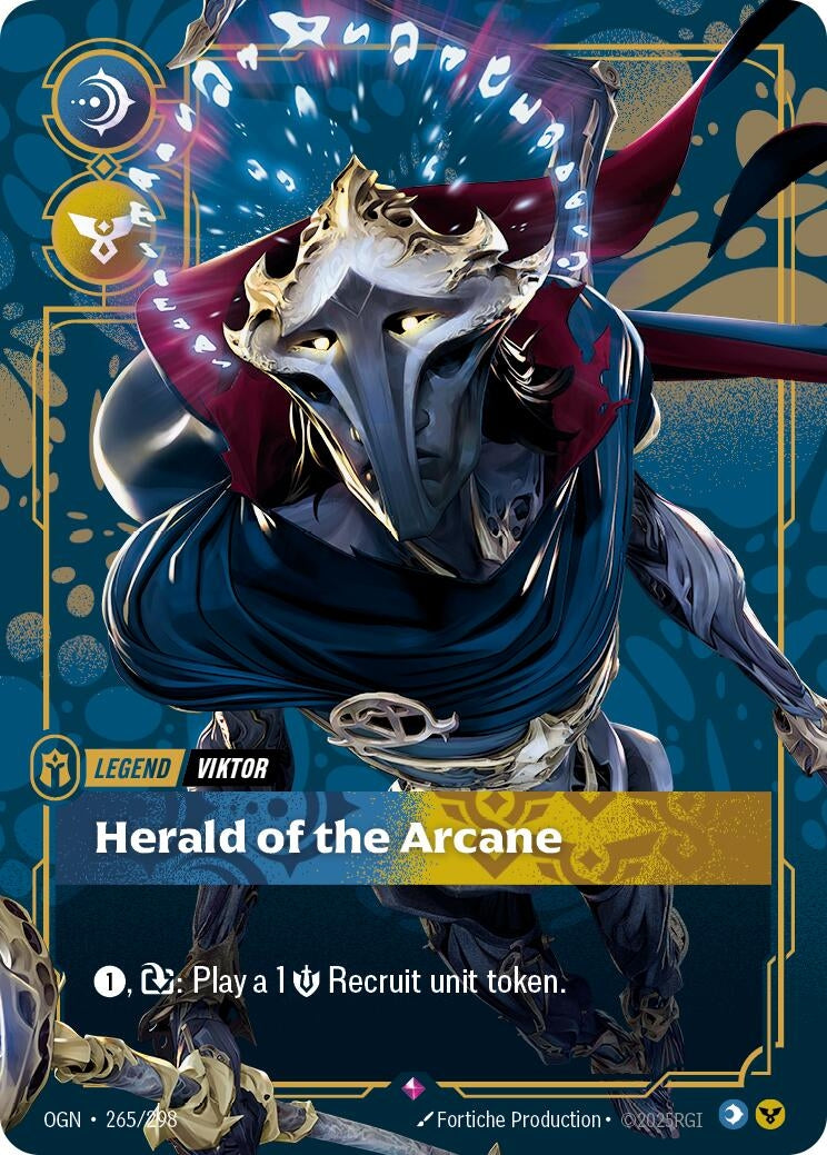 Image for Viktor - Herald of the Arcane (265/298) (OGN) - Riftbound: League of Legends Trading Card Game
