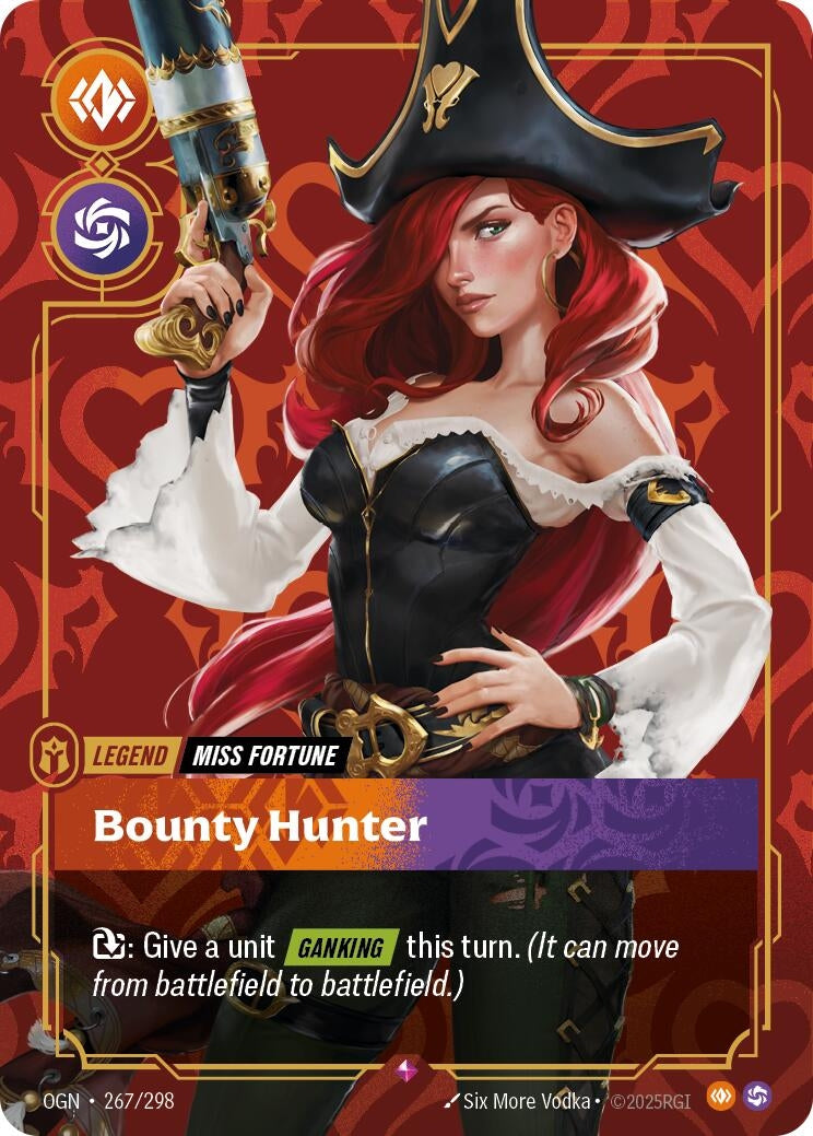 Image for Miss Fortune - Bounty Hunter (267/298) (OGN) - Riftbound: League of Legends Trading Card Game