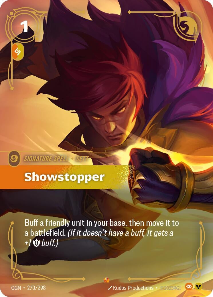 Image for Showstopper (270/298) (OGN) - Riftbound: League of Legends Trading Card Game