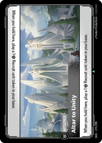Altar to Unity (275/298) (OGN)