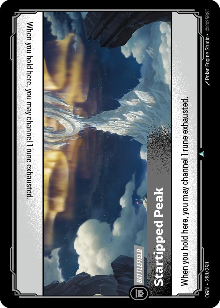 Image for Startipped Peak (288/298) (OGN) - Riftbound: League of Legends Trading Card Game
