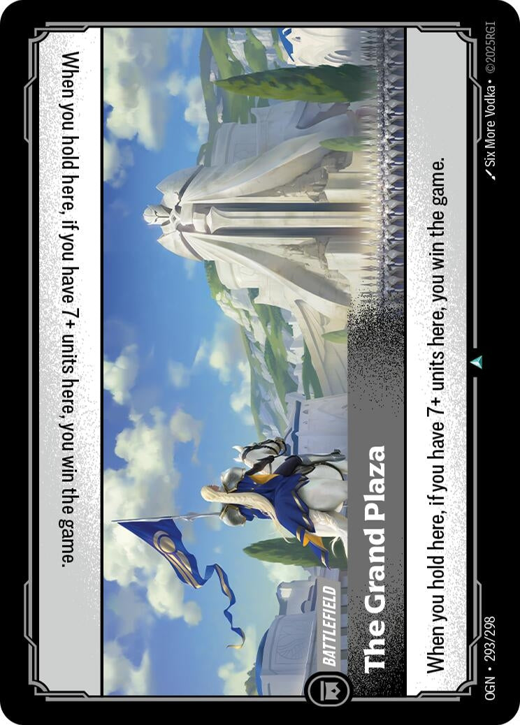 Image for The Grand Plaza (293/298) (OGN) - Riftbound: League of Legends Trading Card Game