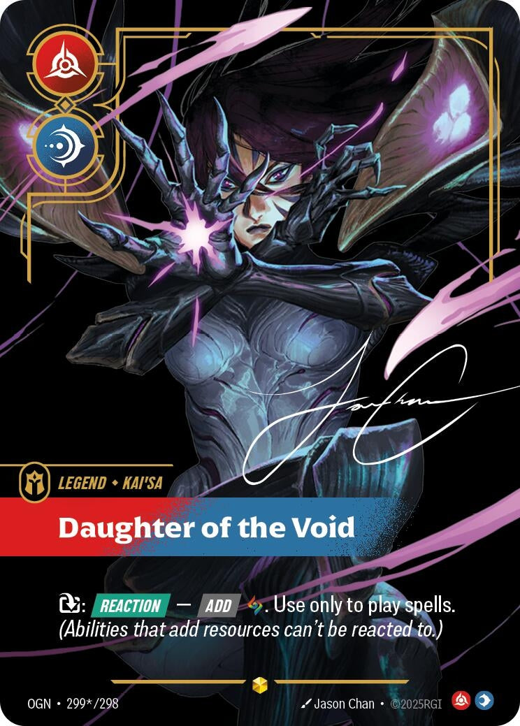 Image for Kai'Sa - Daughter of the Void (Alternate Art) (299*/298) (OGN) - Riftbound: League of Legends Trading Card Game