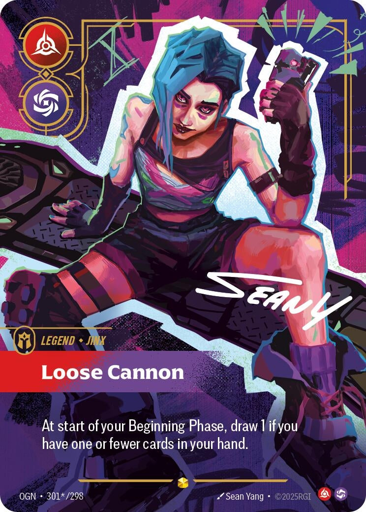 Image for Jinx - Loose Cannon (Alternate Art) (301*/298) (OGN) - Riftbound: League of Legends Trading Card Game