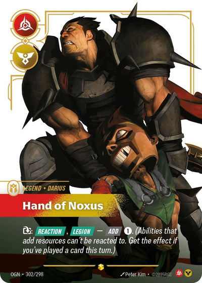 Darius - Hand of Noxus (Overnumbered) (302/298) (OGN)