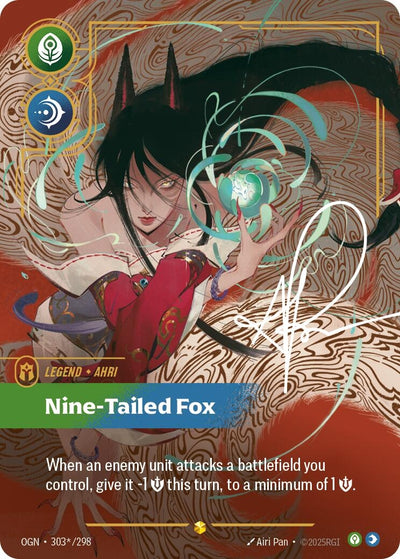Ahri - Nine-Tailed Fox (Alternate Art) (303*/298) (OGN)
