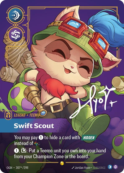Teemo - Swift Scout (Alternate Art) (307*/298) (OGN)