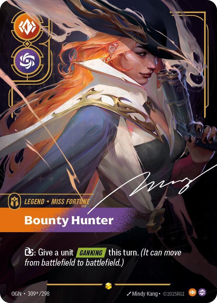 Image for Miss Fortune - Bounty Hunter (Alternate Art) (309*/298) (OGN) - Riftbound: League of Legends Trading Card Game