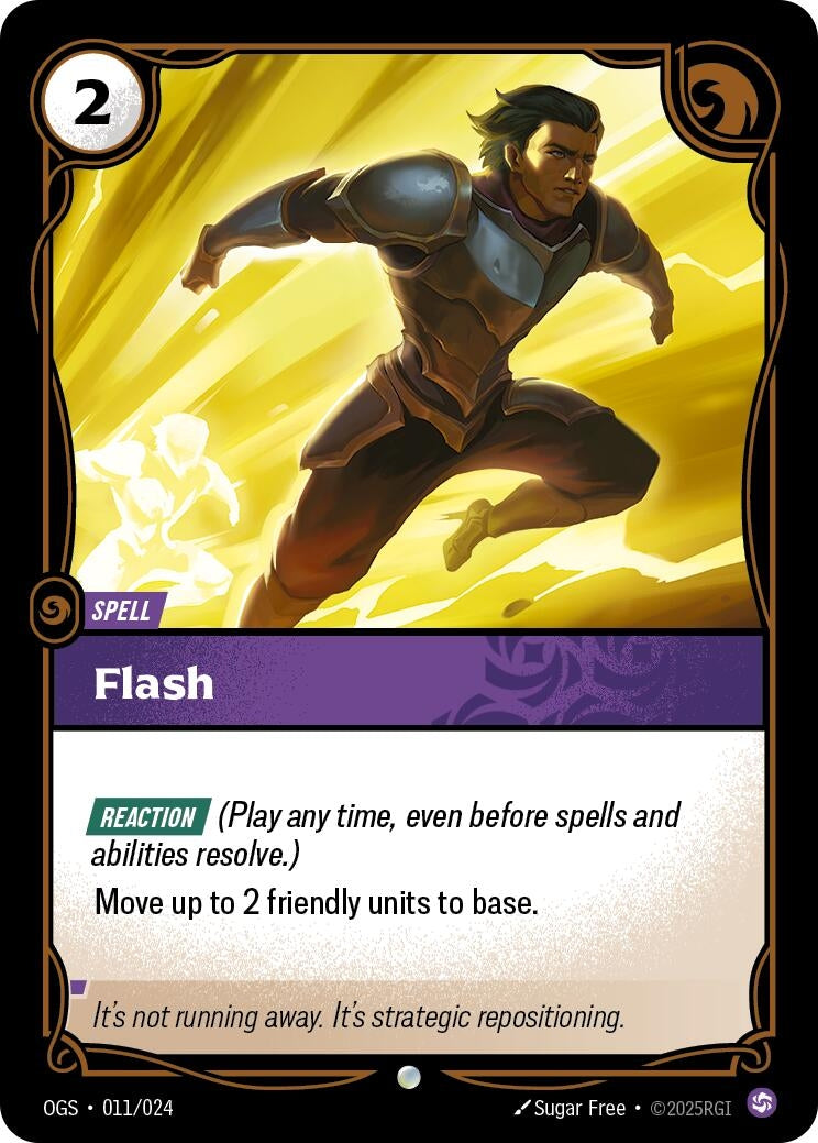 Image for Flash (011/024) (OGS:PG) - Riftbound: League of Legends Trading Card Game