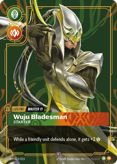Master Yi - Wuju Bladesman (Starter) (Origins: Proving Grounds) (019/024)