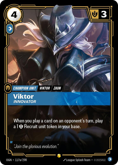 Viktor - Innovator (Alternate Art) (117a/298) (OGN)