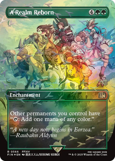 A Realm Reborn (Borderless) (Chocobo Track Foil) (FINAL FANTASY) (566)