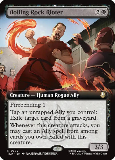 Boiling Rock Rioter (Extended Art) (Avatar: The Last Airbender) (372)