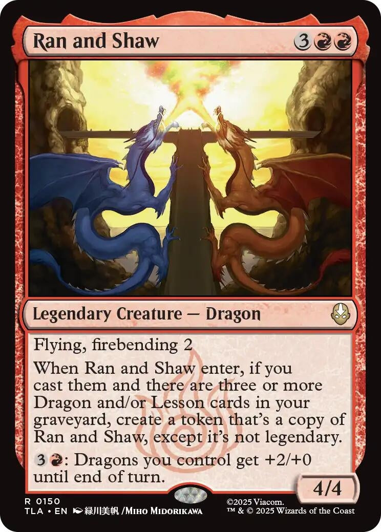 Image for Ran and Shaw (Avatar: The Last Airbender) (150) - Magic: The Gathering
