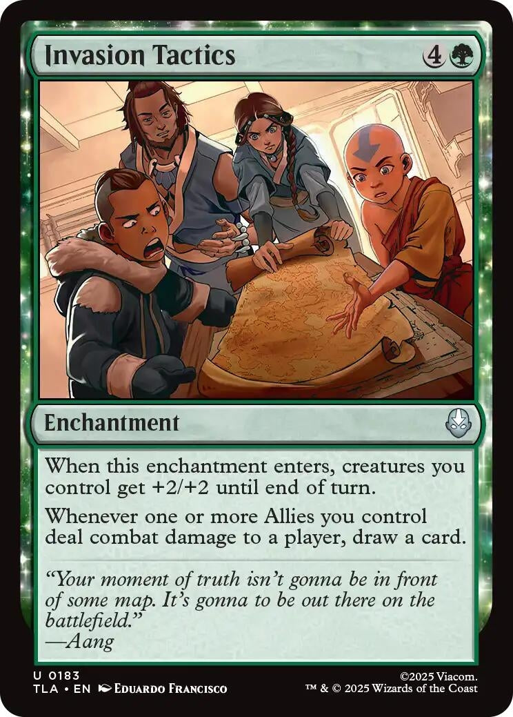 Image for Invasion Tactics (Avatar: The Last Airbender) (183) - Magic: The Gathering