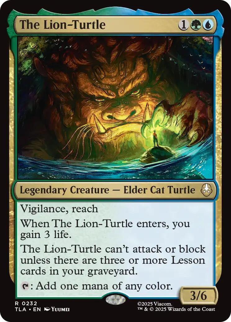 Image for The Lion-Turtle (Avatar: The Last Airbender) (232) - Magic: The Gathering