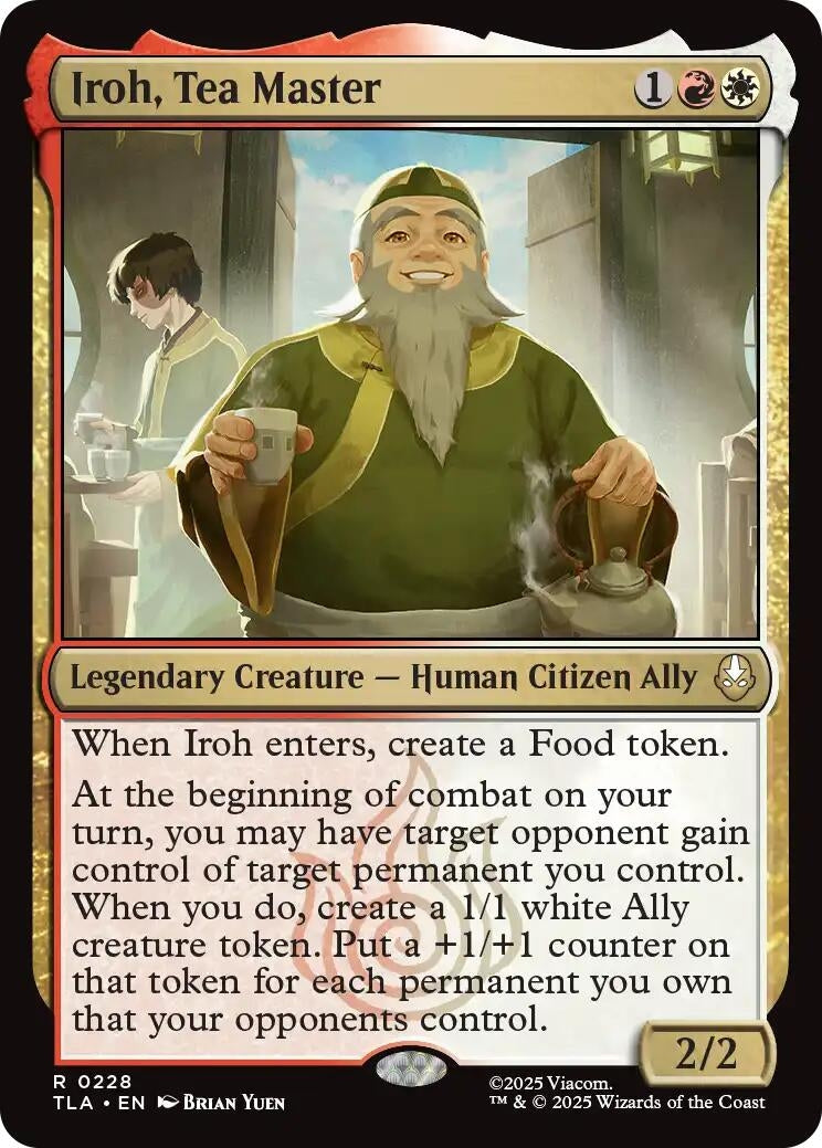 Image for Iroh, Tea Master (Avatar: The Last Airbender) (228) - Magic: The Gathering
