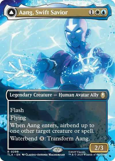 Aang, Swift Savior (0298) (Borderless) (Avatar: The Last Airbender) (298)