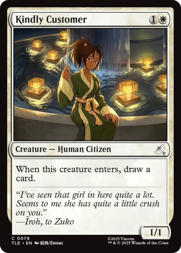 Image for Kindly Customer (Avatar: The Last Airbender: Eternal-Legal) (79) - Magic: The Gathering
