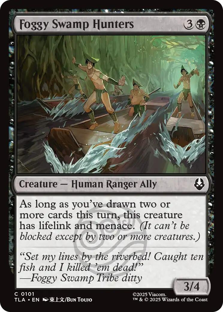 Image for Foggy Swamp Hunters (Avatar: The Last Airbender) (101) - Magic: The Gathering