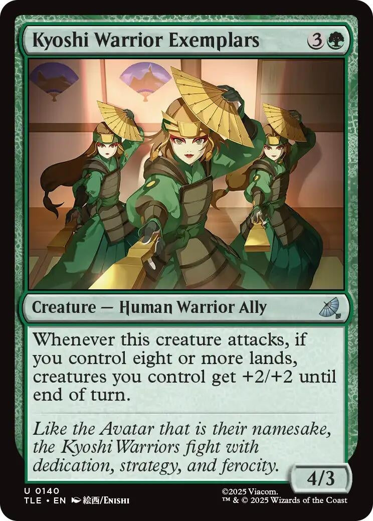 Image for Kyoshi Warrior Exemplars (Avatar: The Last Airbender: Eternal-Legal) (140) - Magic: The Gathering
