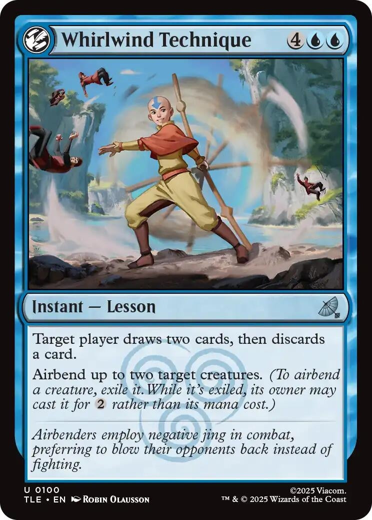 Image for Whirlwind Technique (Avatar: The Last Airbender: Eternal-Legal) (100) - Magic: The Gathering