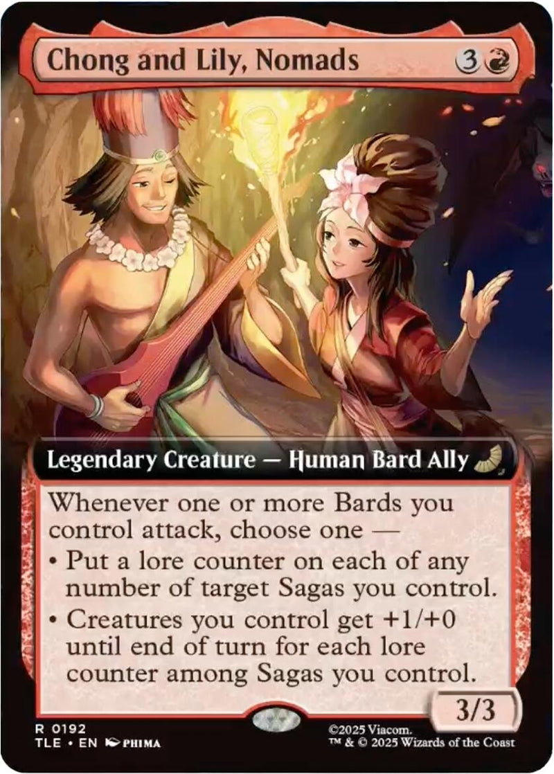 Image for Chong and Lily, Nomads (Extended Art) (Avatar: The Last Airbender: Eternal-Legal) (192) - Magic: The Gathering