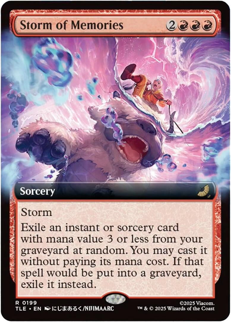 Image for Storm of Memories (Extended Art) (Avatar: The Last Airbender: Eternal-Legal) (199) - Magic: The Gathering