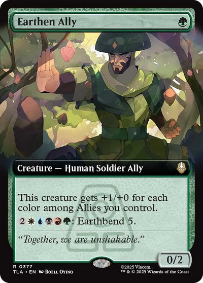 Earthen Ally (Extended Art) (Avatar: The Last Airbender) (377)