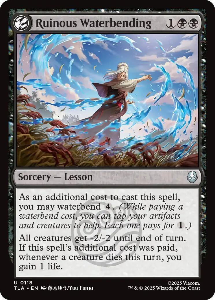 Image for Ruinous Waterbending (Avatar: The Last Airbender) (118) - Magic: The Gathering