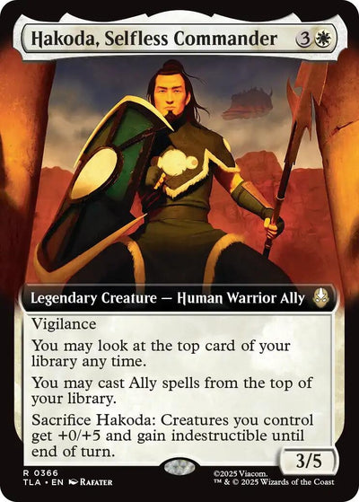 Hakoda, Selfless Commander (Extended Art) (Avatar: The Last Airbender) (366)