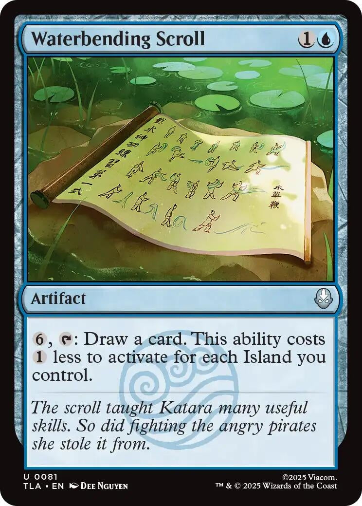 Image for Waterbending Scroll (Avatar: The Last Airbender) (81) - Magic: The Gathering