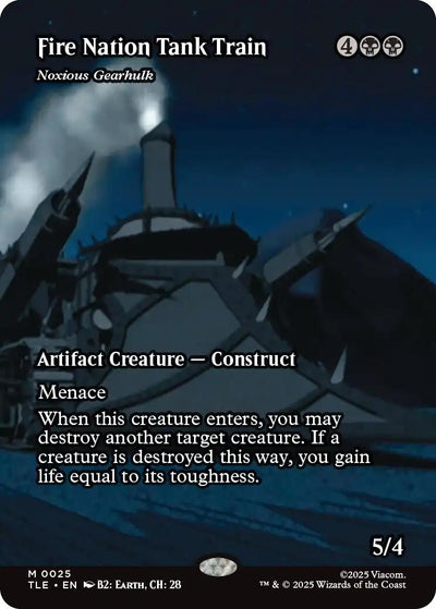 Fire Nation Tank Train - Noxious Gearhulk (Borderless) (Avatar: The Last Airbender: Eternal-Legal) (25)
