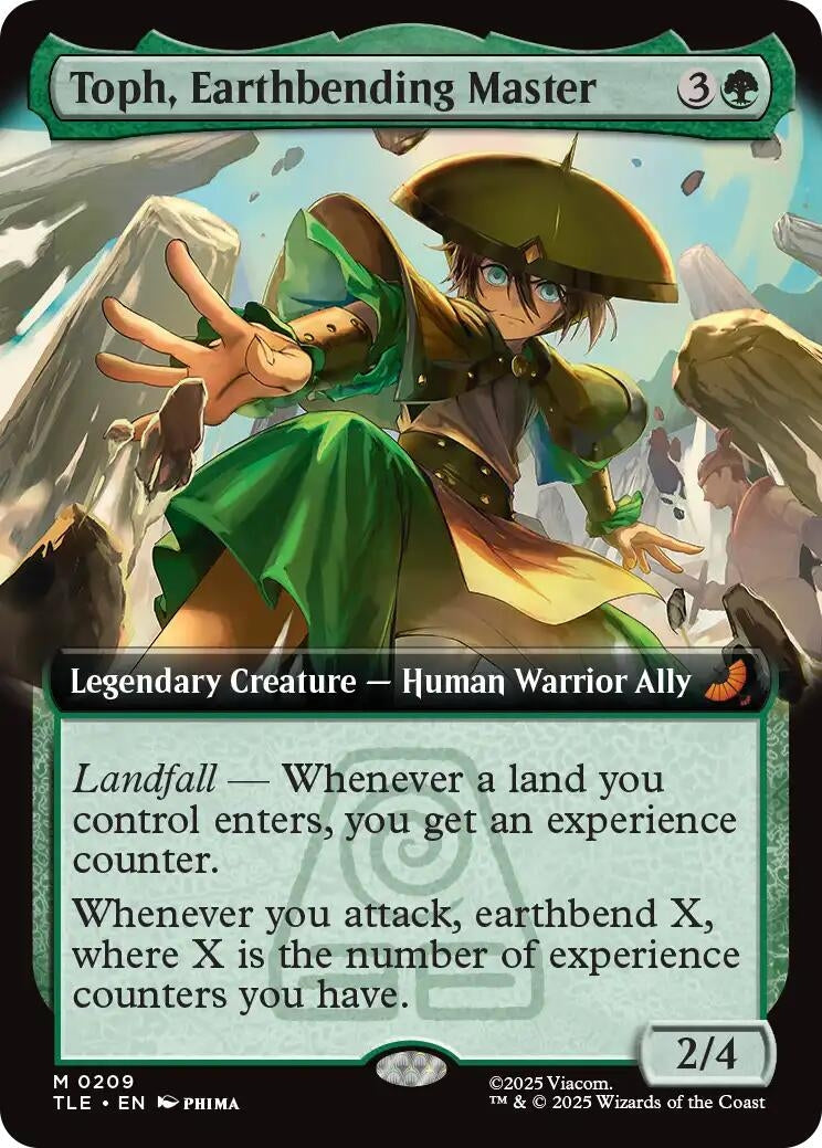 Image for Toph, Earthbending Master (Extended Art) (Avatar: The Last Airbender: Eternal-Legal) (209) - Magic: The Gathering