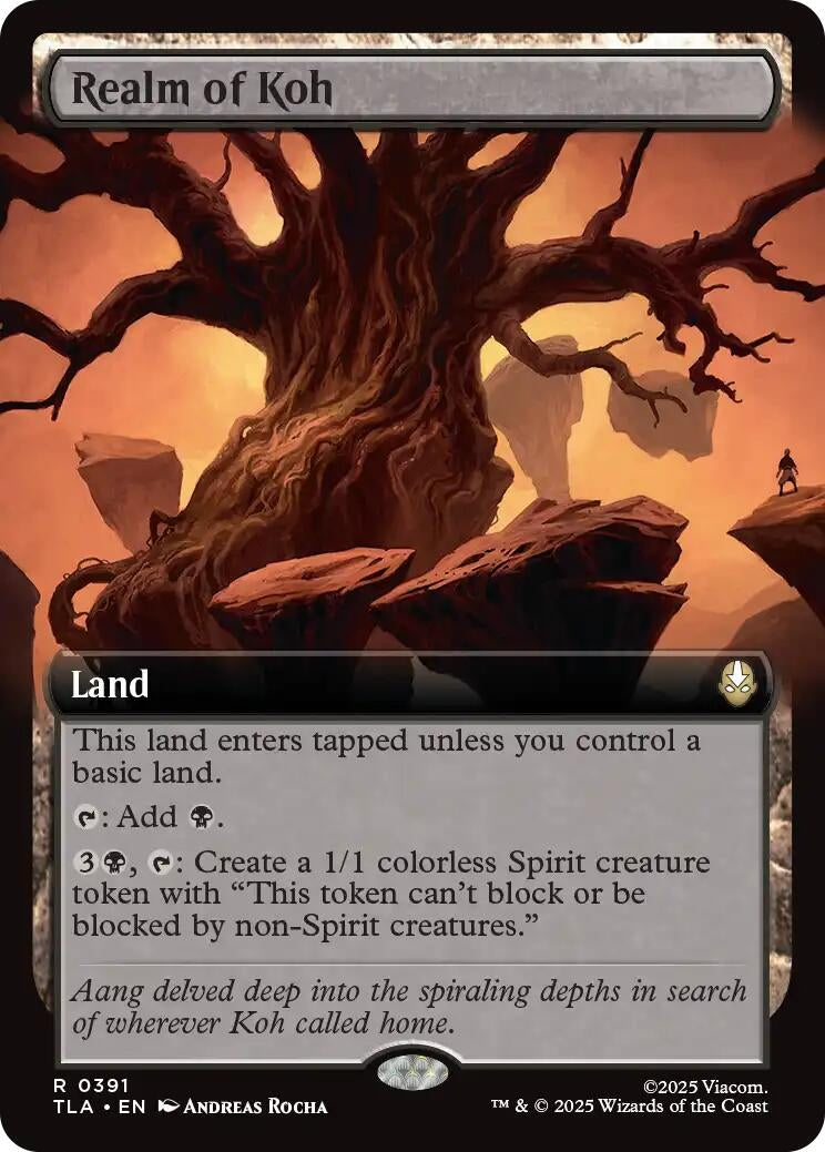 Image for Realm of Koh (Extended Art) (Avatar: The Last Airbender) (391) - Magic: The Gathering