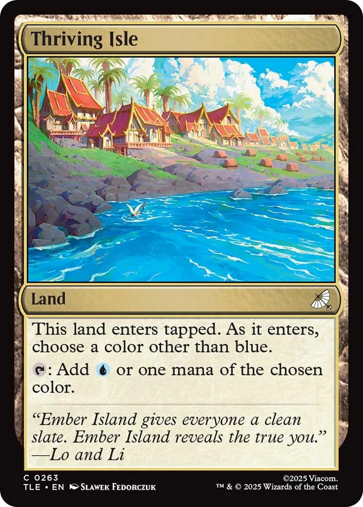 Image for Thriving Isle (Avatar: The Last Airbender: Eternal-Legal) (263) - Magic: The Gathering