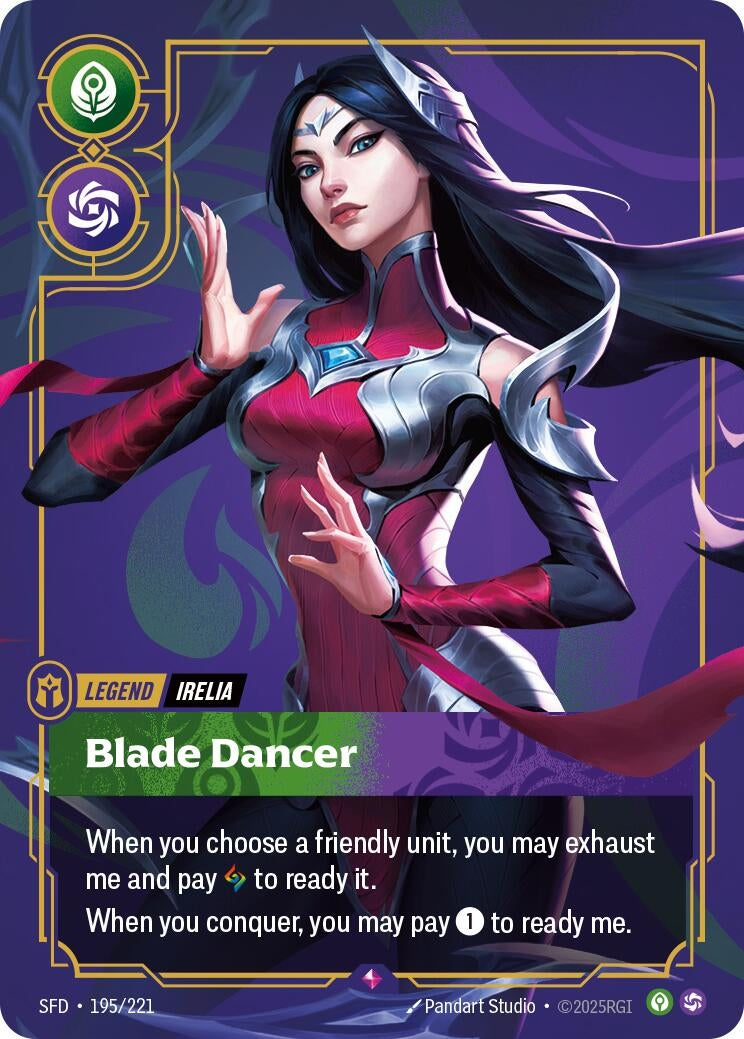 Image for Irelia - Blade Dancer (Spiritforged) (195/221) - Riftbound: League of Legends Trading Card Game