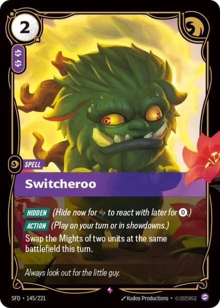 Image for Switcheroo (Spiritforged) (145/221) - Riftbound: League of Legends Trading Card Game