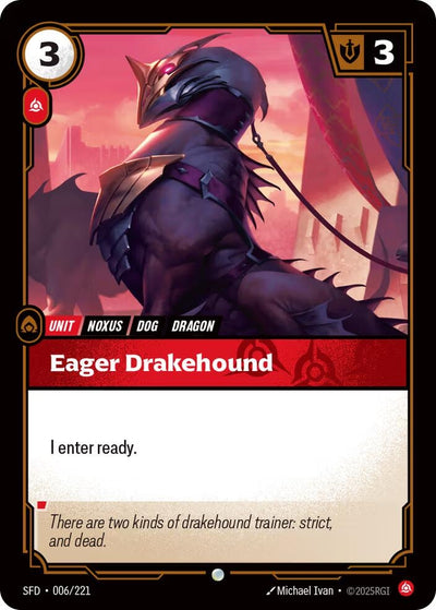 Eager Drakehound (Spiritforged) (006/221)