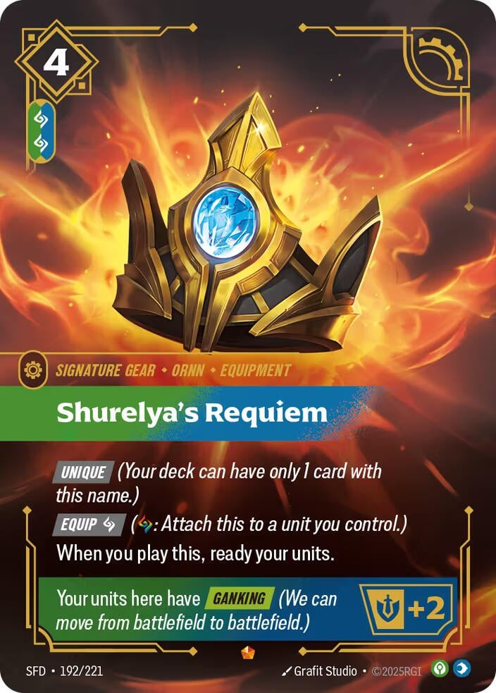 Image for Shurelya's Requiem (Spiritforged) (192/221) - Riftbound: League of Legends Trading Card Game