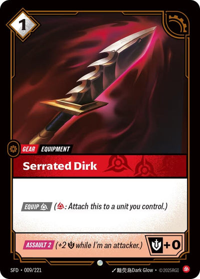 Serrated Dirk (Spiritforged) (009/221)